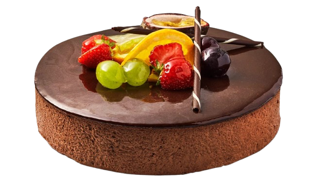 Choklad & hallonmoussetårta